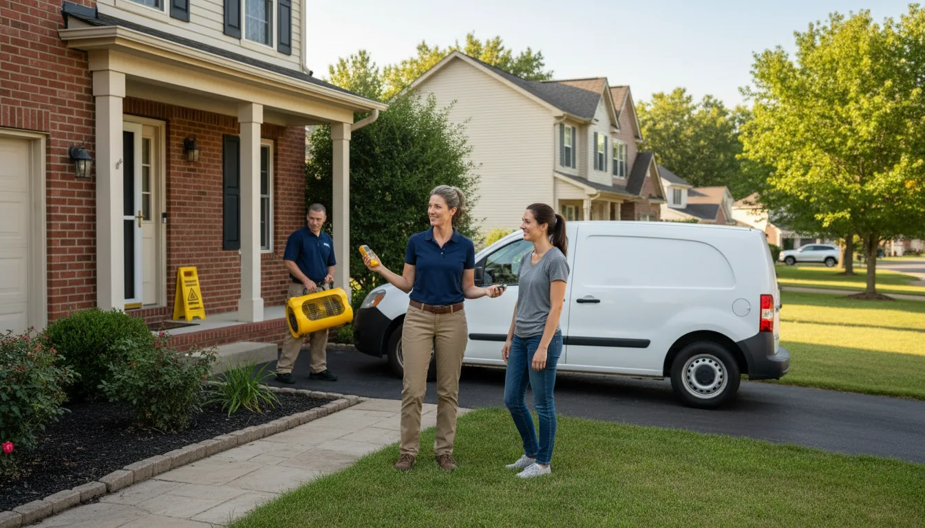 Water restoration image for Water Damage & Restoration Services in Roark, KY